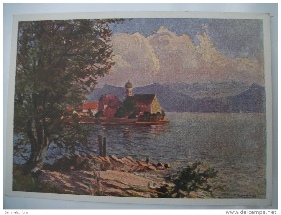 (1/1/75) AK Wasserburg Am Bodensee "nach Einem Gemälde Von A.Munding" - Wasserburg (Bodensee)