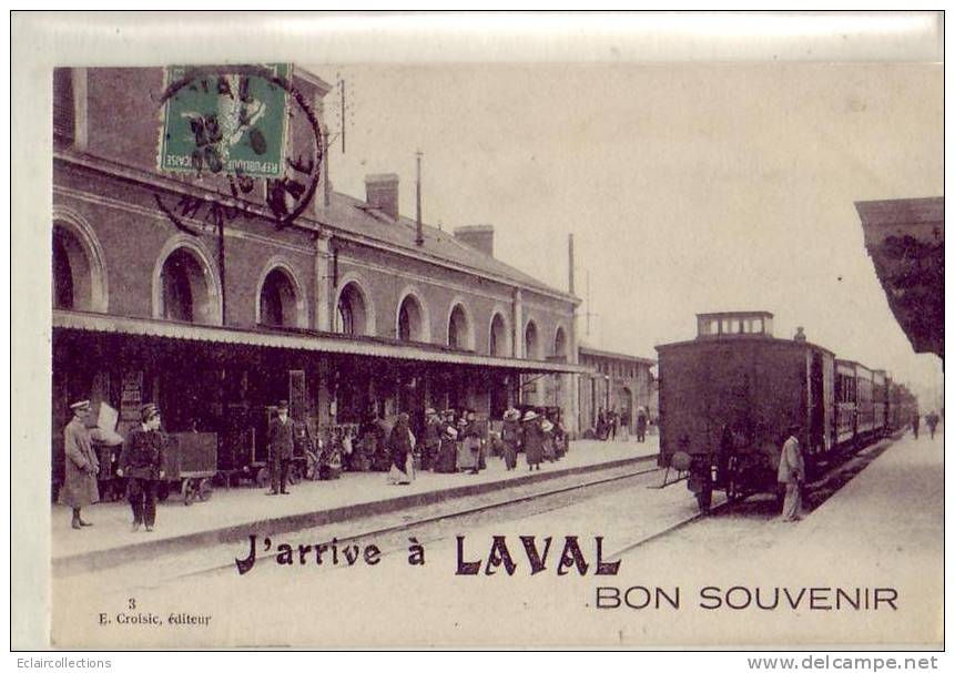 Laval    J'arrive De ....   Gare Et Train - Laval