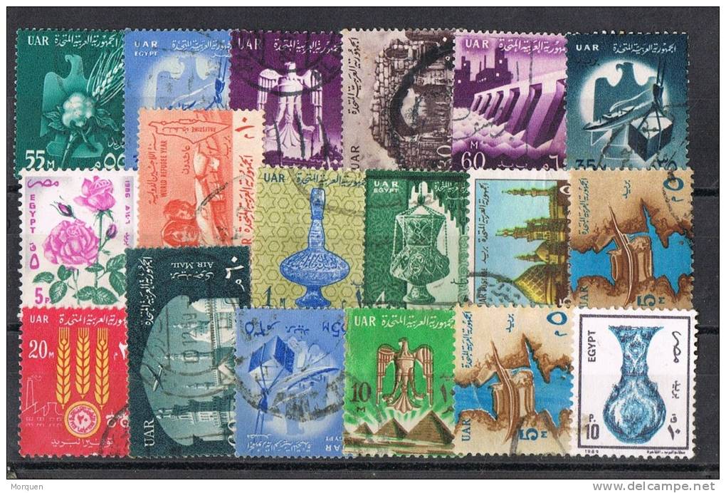 Lote De 18 Sellos EGYPT, Egipto Variados º/* - Used Stamps