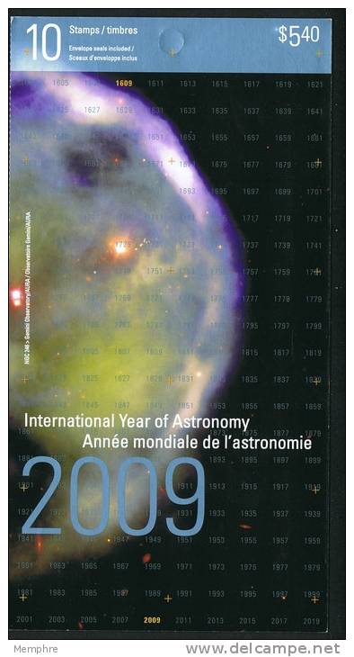 2009  International Year Of Astronomy - Année Internationale De L'astronomie  Unitrade BK402, 2324-5 - Carnets Complets