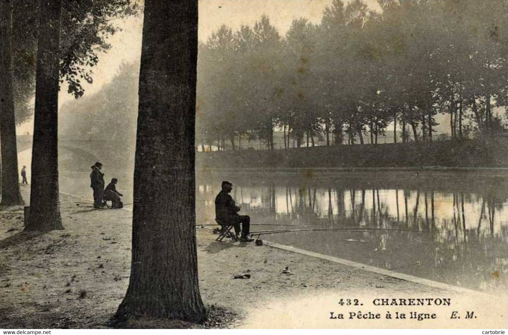 Dépt 94 - CHARENTON-LE-PONT - La Pêche à La Ligne - (pêcheurs) - Pêche