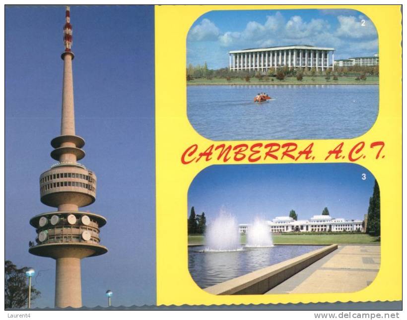 (415) Australia - Australian Capital Territory - ACT - National Library, Telecom Tower, Old Parliament - Canberra (ACT)