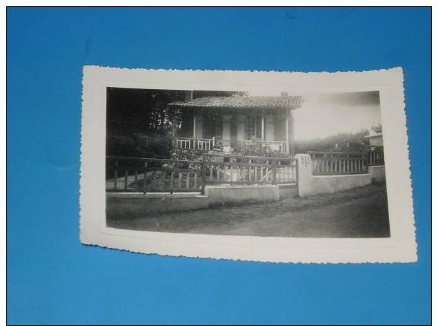 Photo Originale Ancienne SAINT PALAIS SUR MER Pres Royan Une Villa 1936 Voir Legende Au Dos - Saint-Palais-sur-Mer