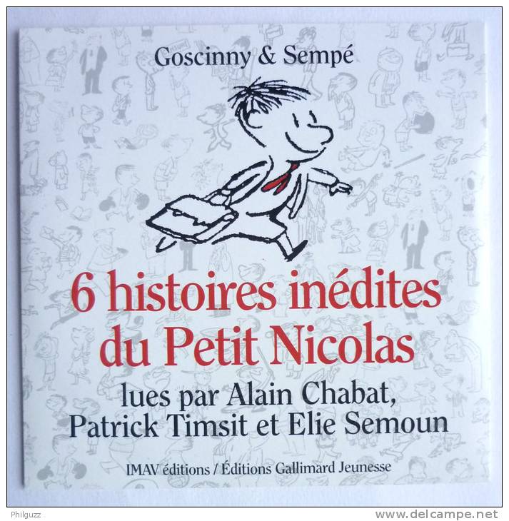 CD 6 HISTOIRES DU PETIT NICOLAS - GOSCINNY SEMPE - Gallimard Jeunesse - Schallplatten & CD