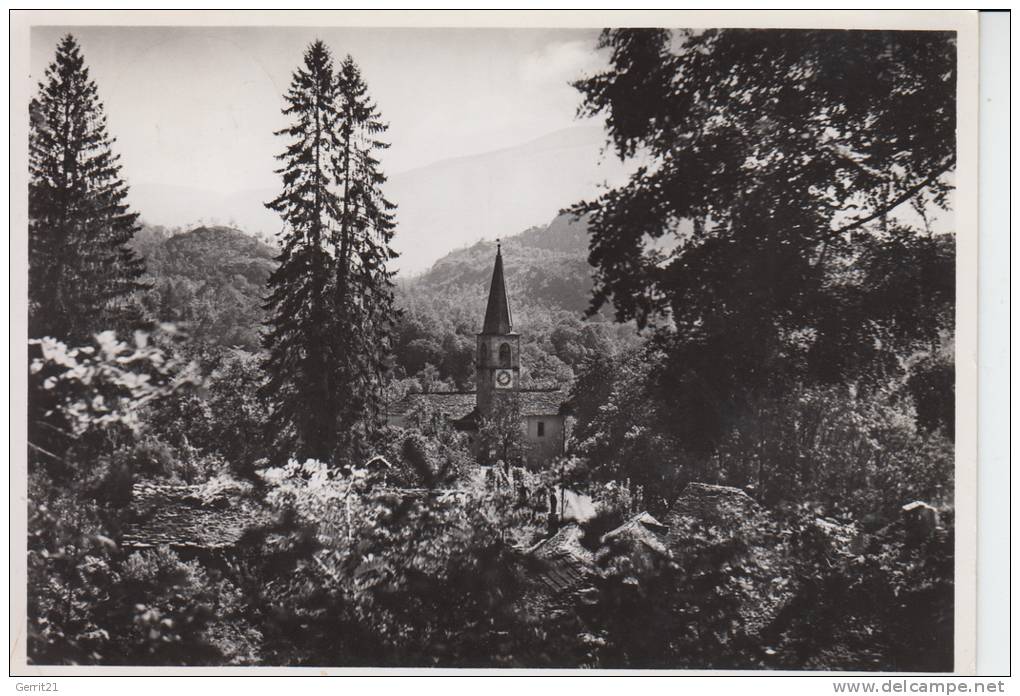 CH 6616 LOSONE - ARCEGNO TI, Dorfpartie 1954 - Losone