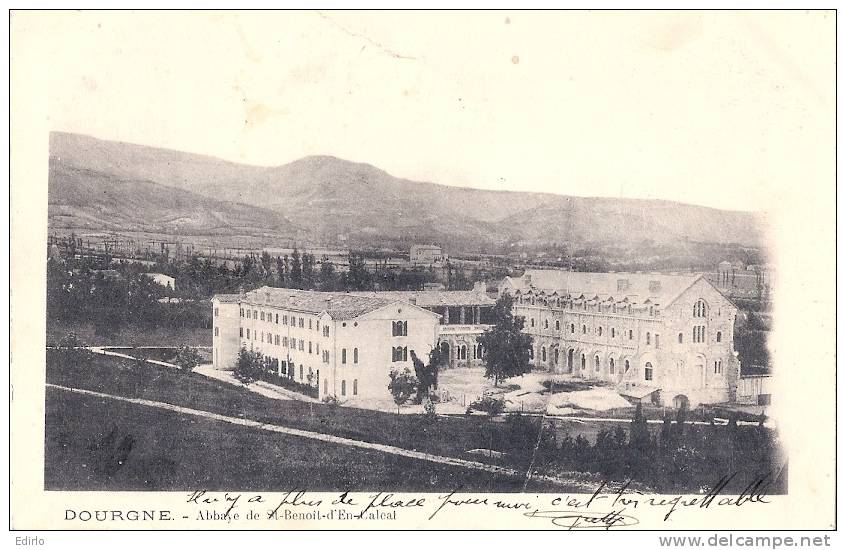 81. Abbaye De St-Benoît-d&acute;En-Calcat. DOURGNE Précurseur Timbré Excellent état - Dourgne