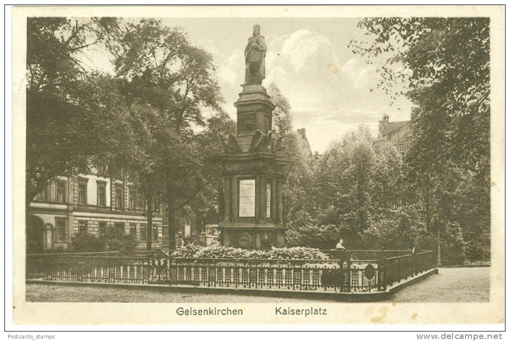 Gelsenkirchen, Kaiserplatz, Um 1920/30 - Gelsenkirchen