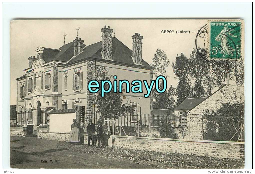 Br - 45 - CEPOY - La Mairie - édition V O - RARE VISUEL - Briare