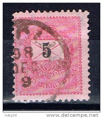 H Ungarn 1898 Mi 44 XB Briefumschlag - Used Stamps