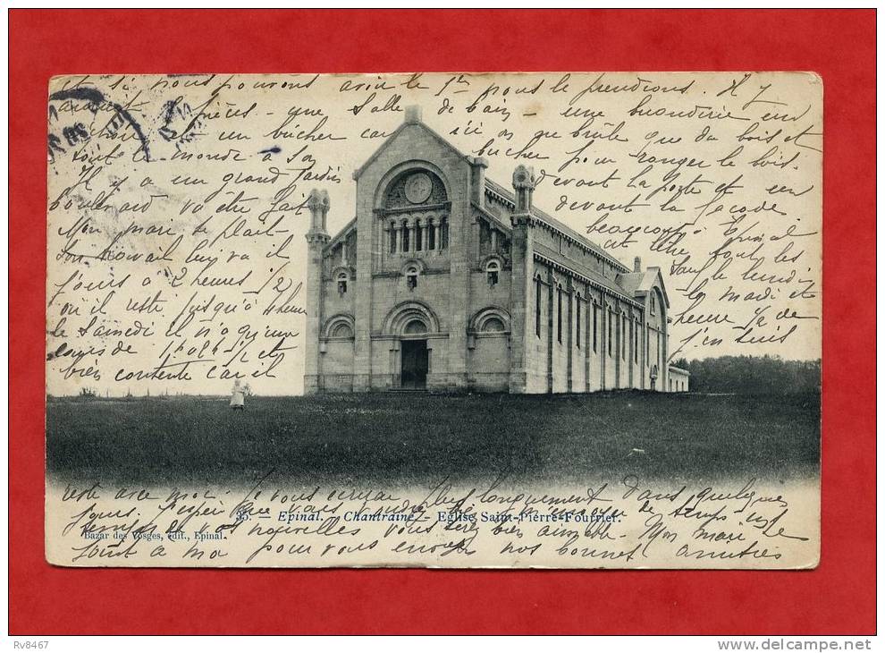 * EPINAL. CHANTRAINE-Eglise Saint-Pierre Fourrier-1906(Enfant à Gauche) - Chantraine
