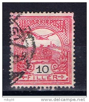 H+ Ungarn 1913 Mi 114 X Turul - Used Stamps