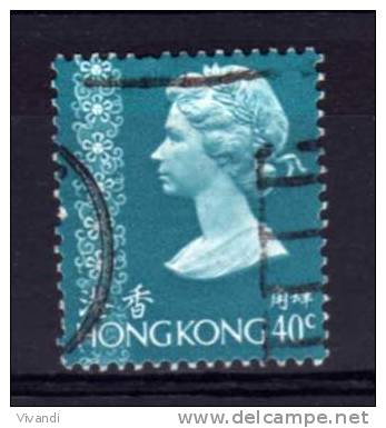 Hong Kong - 1975 - 40 Cents Definitive (Watermark Upright) - Used - Usados