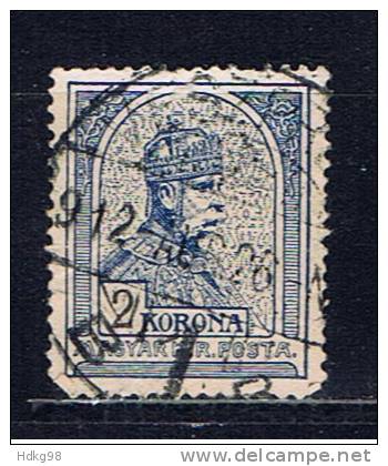 H+ Ungarn 1913 Mi 125 Königsporträt - Used Stamps