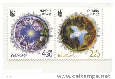 Mint Stamps  Europa CEPT 2011  From Ukraine - 2011