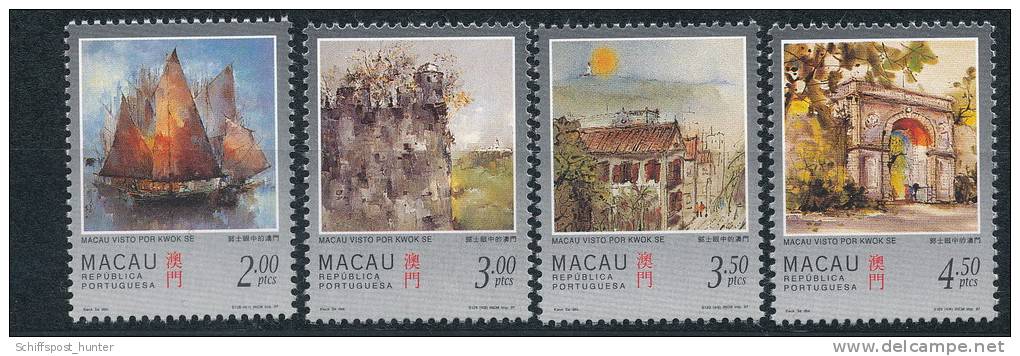 MACAU  Mi-Nr. 899/902, Ansichten  Feinst Xx - Autres & Non Classés