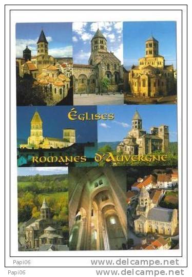 43.- 63. Eglises Romanes D'Auvergne.issoire, Brioude,st Nectaire, Orcival,ennezat.... - Churches & Convents