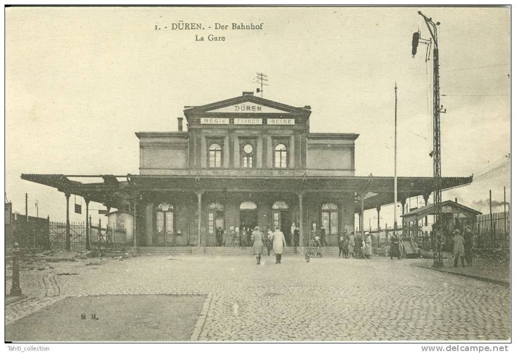DÜREN - Der Bahnhof - Dueren