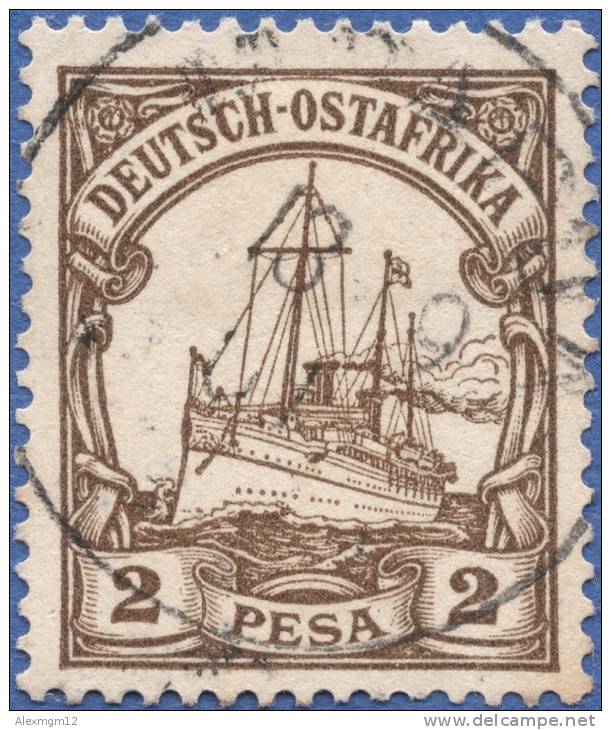 German East Africa, 2 P.  1900, Sc #11, Used - German East Africa