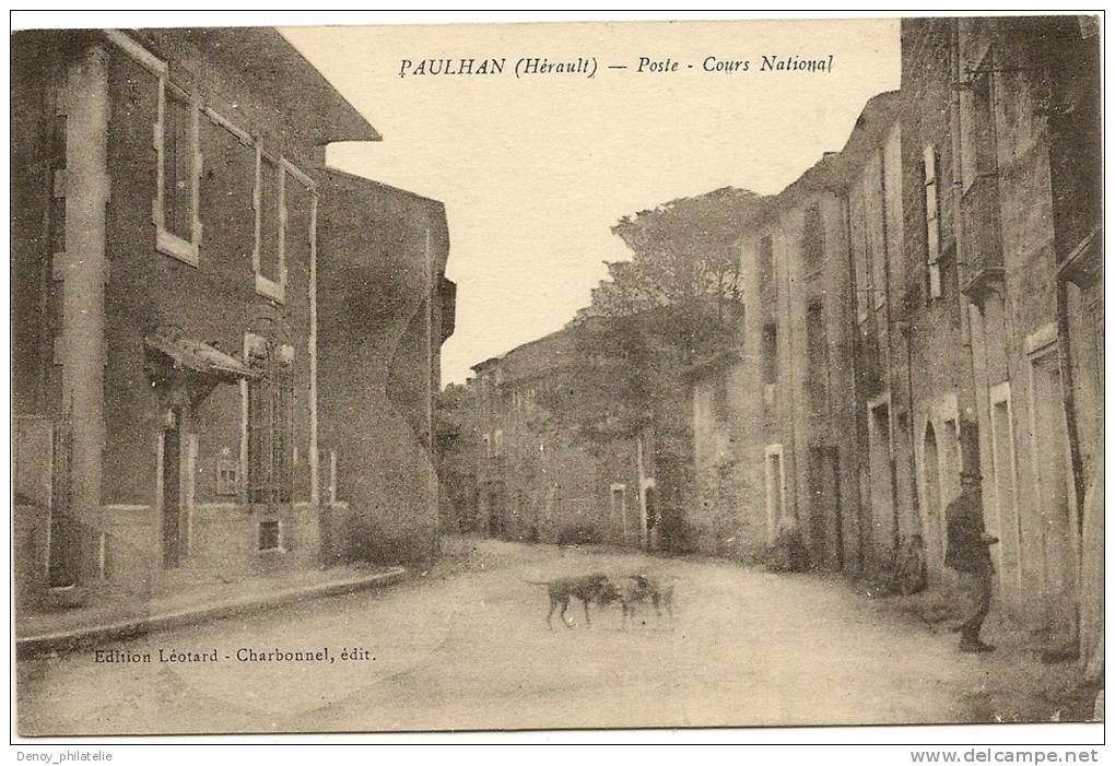 34/ PAULHAN - Poste Et Cours National - - Paulhan