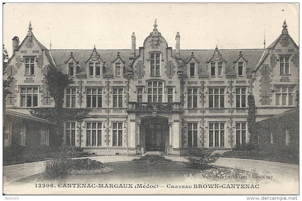 DEPT 33 - -  CANTENAC - MARGAUX  -  Le Chateau BROWN-CANTENAC - Margaux