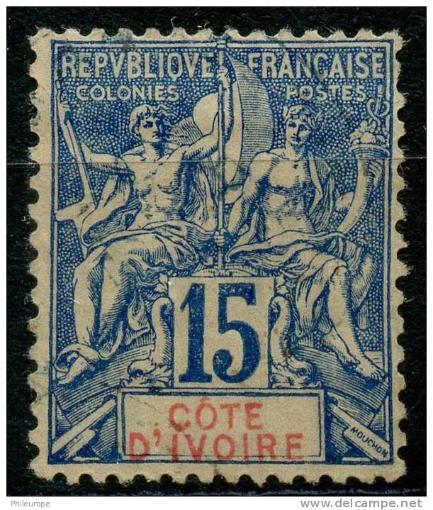 Côte D'ivoire (1892) N 6 (o) - Other & Unclassified