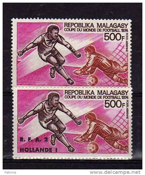 1974, Nº 133a   Cat Ivert, Nuevos Con Goma, Uno Tiene Sobrecarga - Madagascar (1960-...)