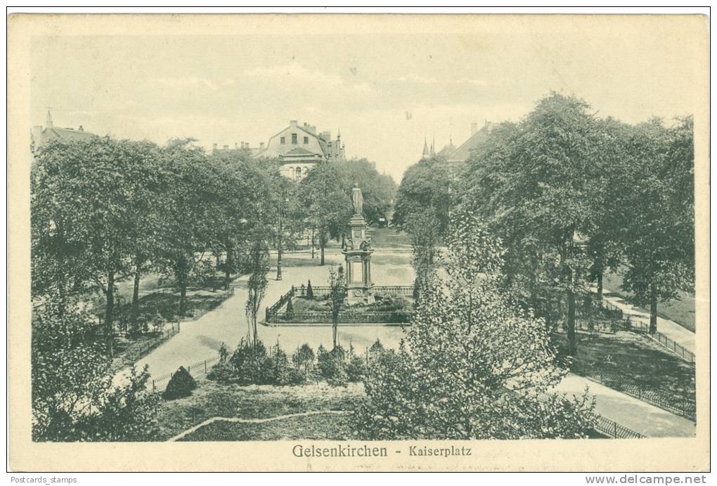 Gelsenkirchen, Kaiserplatz, 1918 - Gelsenkirchen