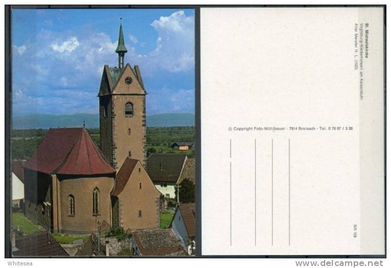 Ak Deutschland - Vogtsburg-Niederrotweil - St. Michaelskirche,church,Egl Ise - Kirchen U. Kathedralen