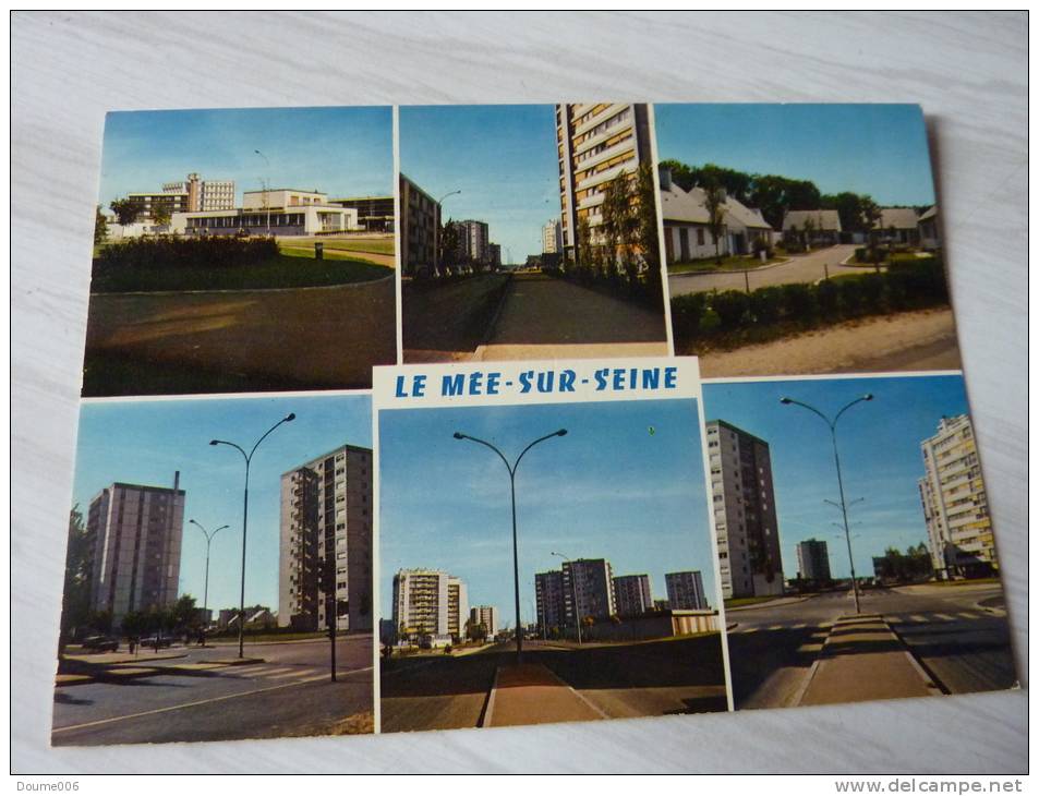 Cpsm/cpm Le Mee-sur-seine   Avenues De La Resistance Et De La Liberation, La Poste                           TBE - Le Mee Sur Seine