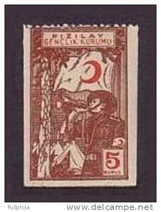 1940 TURKEY RED CRESCENT SCOUTING FISCAL MNH ** - Neufs
