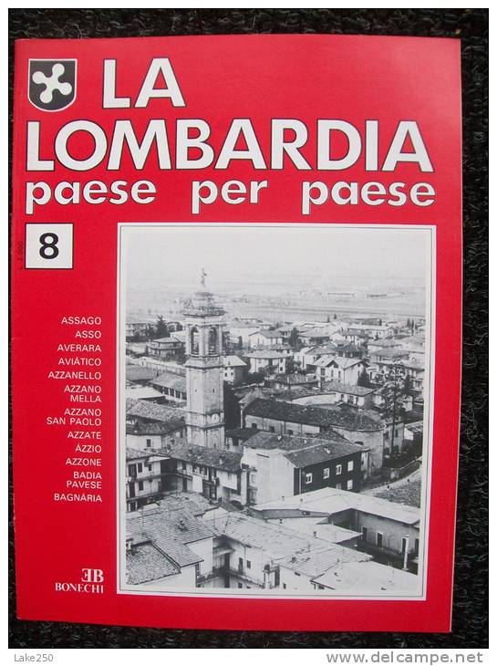 LA LOMBARDIA  PAESE PER PAESE N° 8  Vedi I Paesi Citati - Altri & Non Classificati