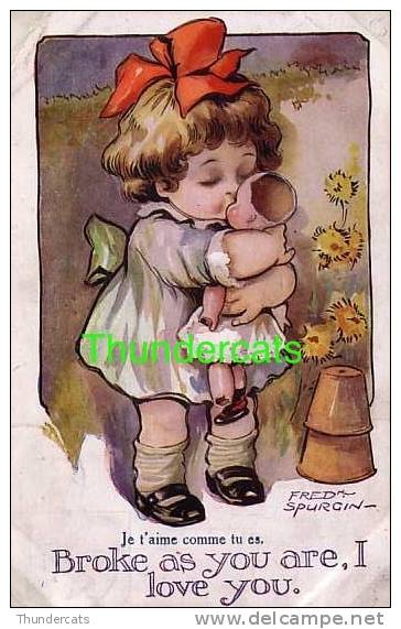 CPA ILLUSTRATEUR DESSIN ENFANT FRED SPURGIN ** ARTIST SIGNED DRAWN CHILD FRED SPURGIN - Spurgin, Fred