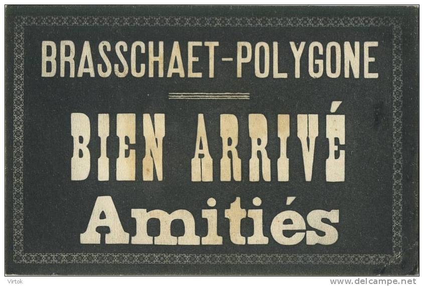 Brasschaat -  Polygone :  Bien Arrivé - Amitiés  (   Geschreven Met Zegel 1 Cent ) - Brasschaat