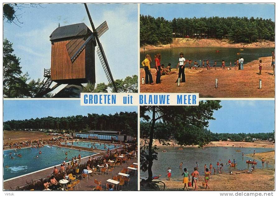 Lommel :    Camping  Blauwe Meer     ( Groot Formaat  ) - Lommel