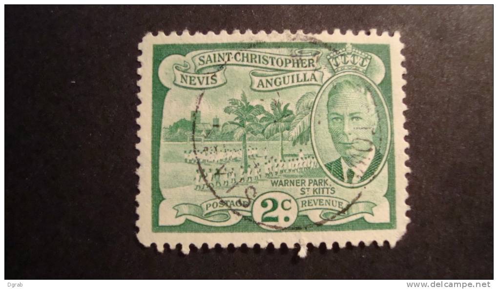 St. Kitts  1952  Scott #108  Used - St.Christopher, Nevis En Anguilla (...-1980)