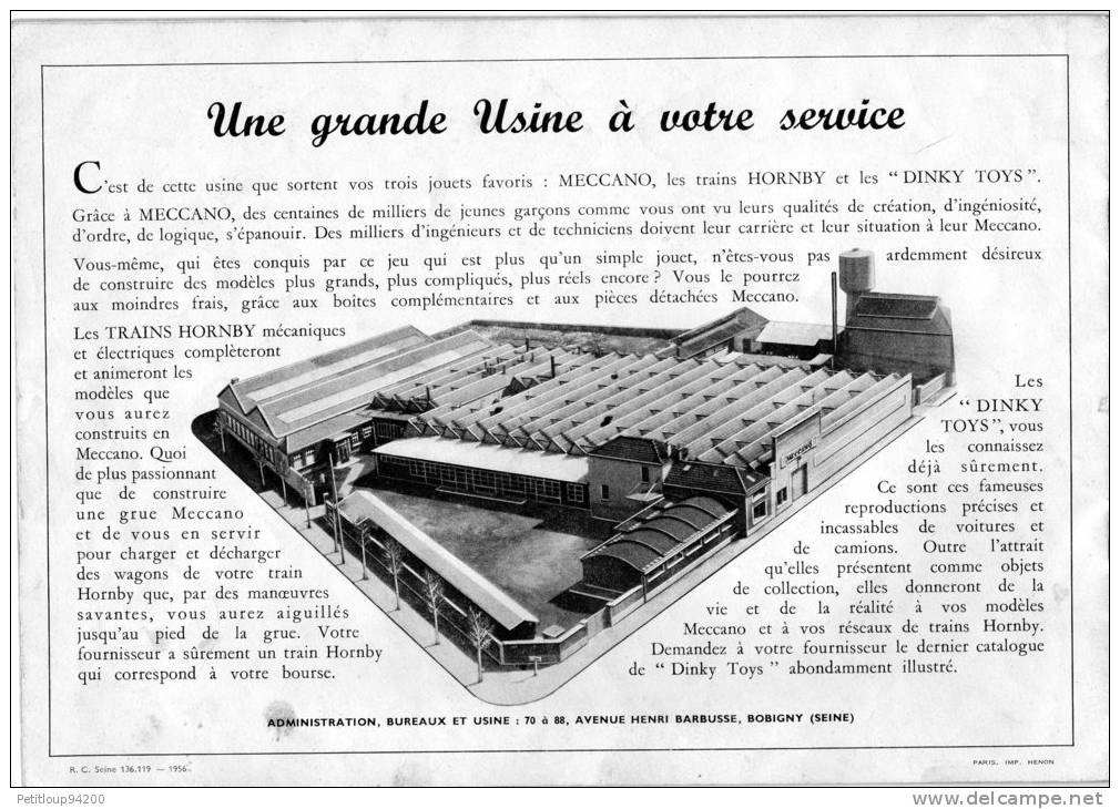 CATALOGUE MECCANO  Boite No 3 A - Meccano