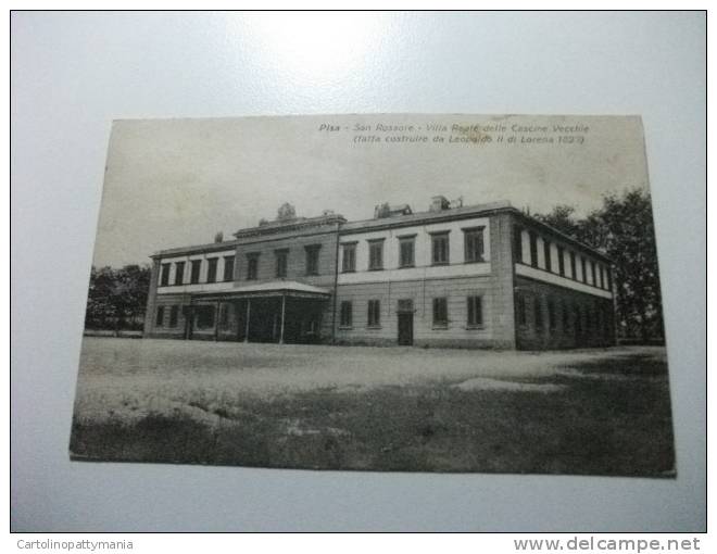 Piccolo Formato Pisa San Rossore Villa Reale Delle Cascine Vecchie Fatta Costruire Da Leopoldo II Di Lorena 1829 - Pisa