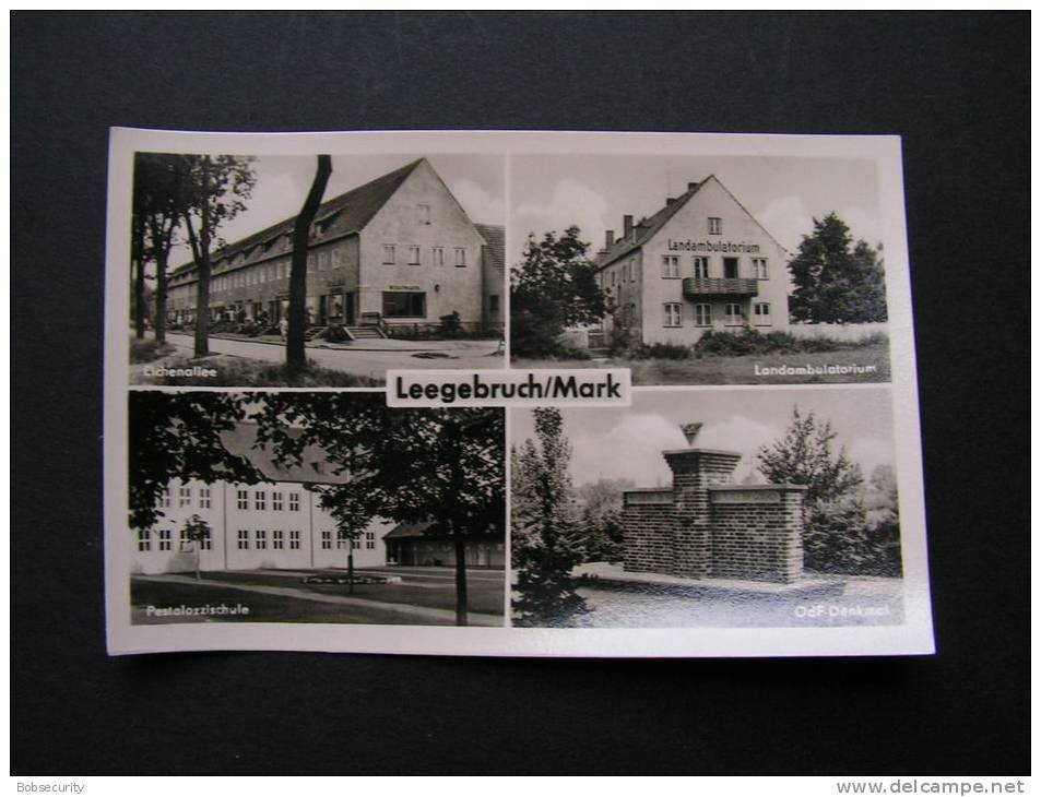 == Leegebruch Mark , Storkow Landambulatorium  Ca. 1950  * - Storkow