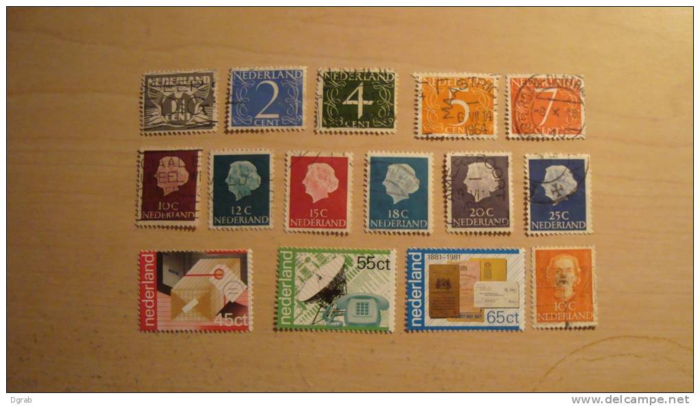 Netherlands   Mix Lot  Used - Collections