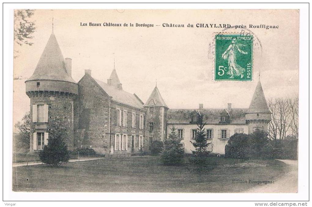 24 ROUFFIGNAC CHATEAU DU CHAYLARD - Sonstige & Ohne Zuordnung