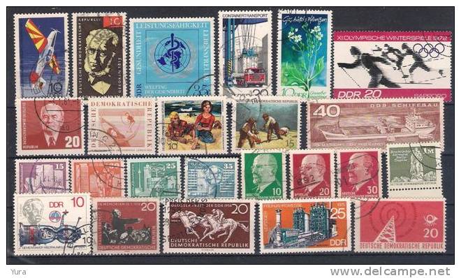 Lot 35 Germany Democratic  Republic Small Collection 100+ Without Dublicates  4 Scans - Colecciones