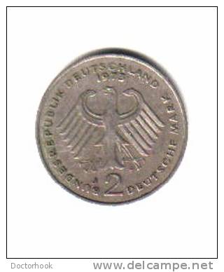 GERMANY   2  MARK  1973 J  (KM # 124) - 2 Mark