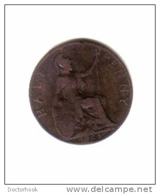 GREAT BRITAIN    1/2  PENNY  1905  (KM # 793.2) - C. 1/2 Penny