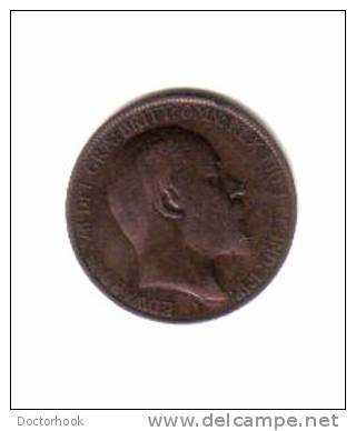 GREAT BRITAIN    1/2  PENNY  1905  (KM # 793.2) - C. 1/2 Penny