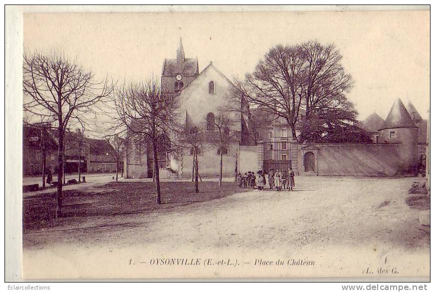 28 -  Oysonville      Place Du Chateau - Otros & Sin Clasificación