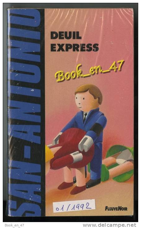 {74452} San-Antonio, Deuil Express. 01/1992  ; A. Siauve . " En Baisse " - San Antonio