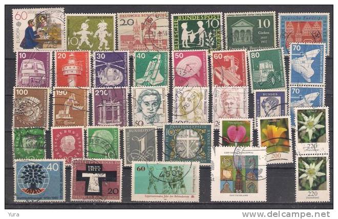 GERMANY   FEDERAL REPUBLIC Small Collection  5 Scans 149 Different Without Dublicates - Colecciones