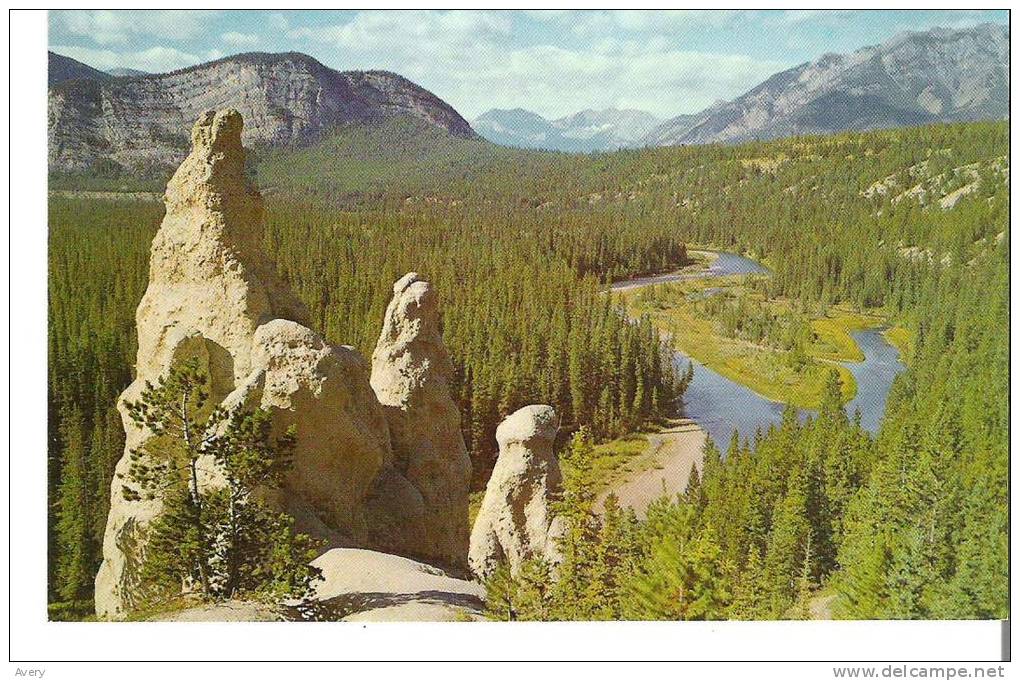 The Canadian Rockies, Alberta, Banff  The Hoodoos - Andere & Zonder Classificatie