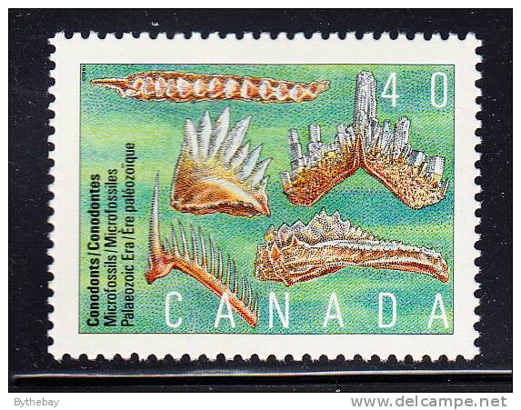 Canada MNH Scott #1306 40c Conodonts - Prehistoric Life - Neufs