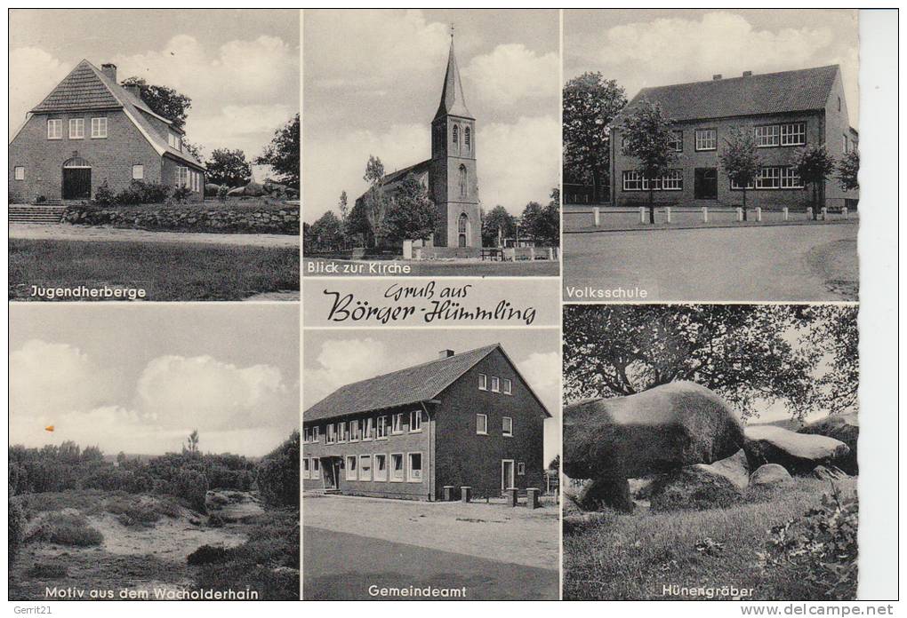 2991 BÖRGER - HÜMMLING, Mehrbildkarte 1964 - Papenburg